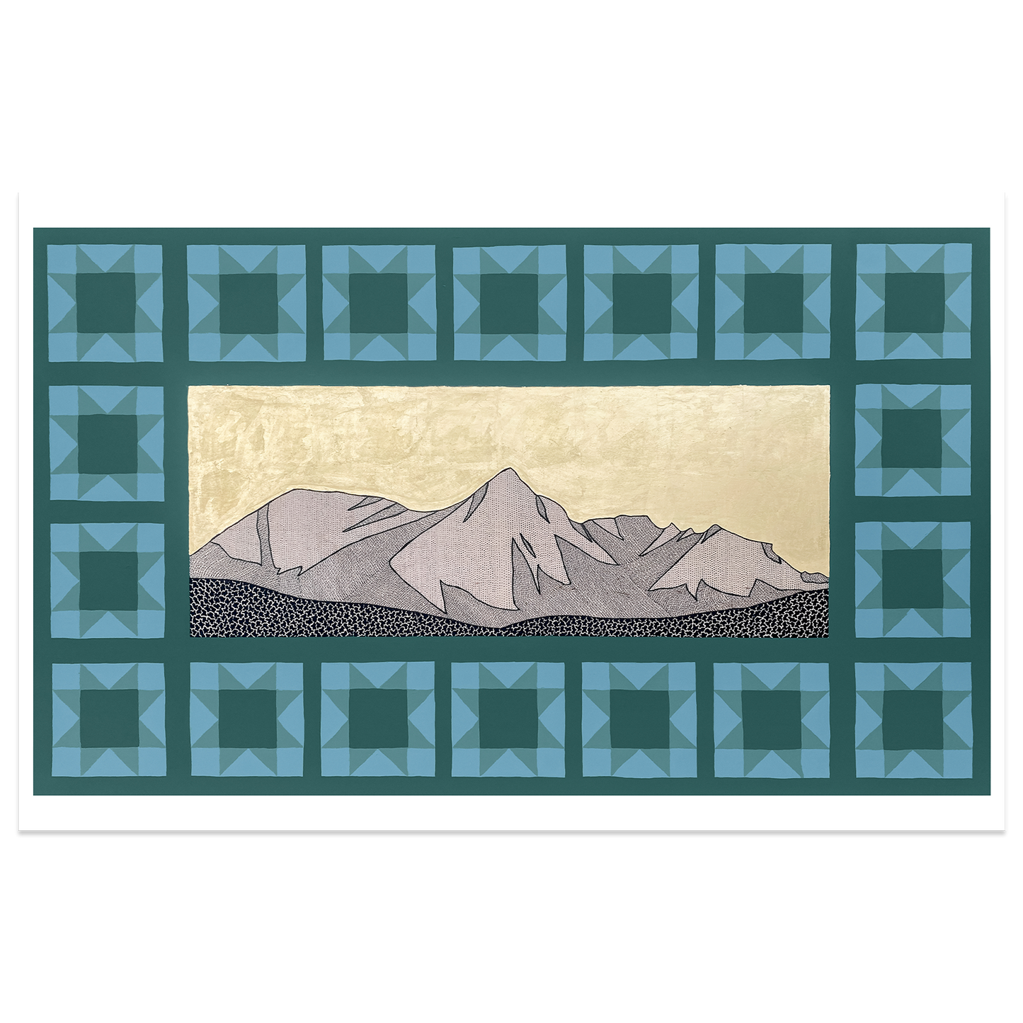 Electric Peak Giclée Print