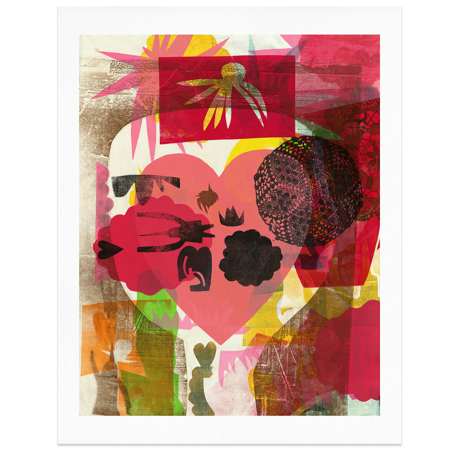 Kissy Face Giclée Print