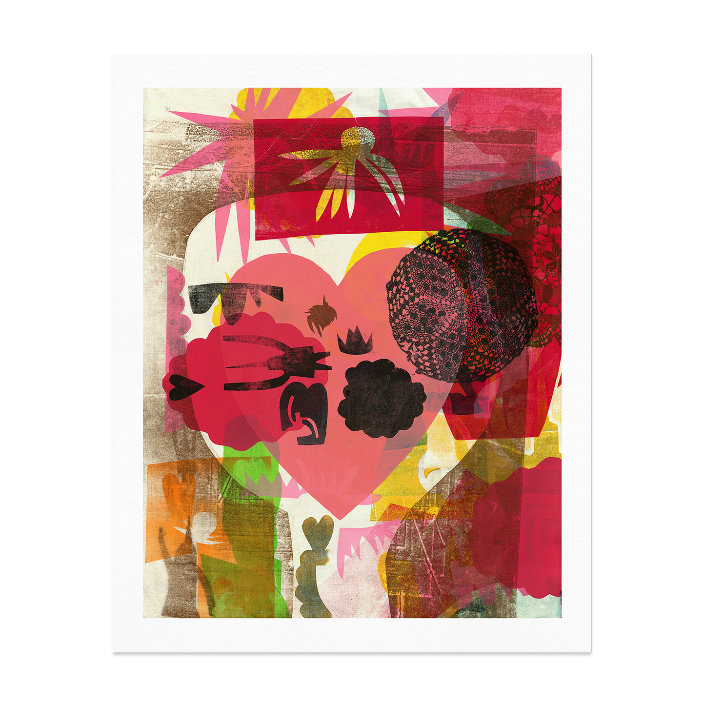 Kissy Face Giclée Print