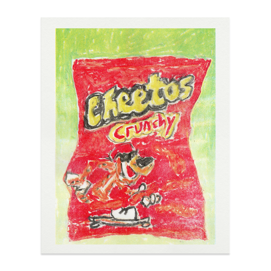Cheetos Riso Print