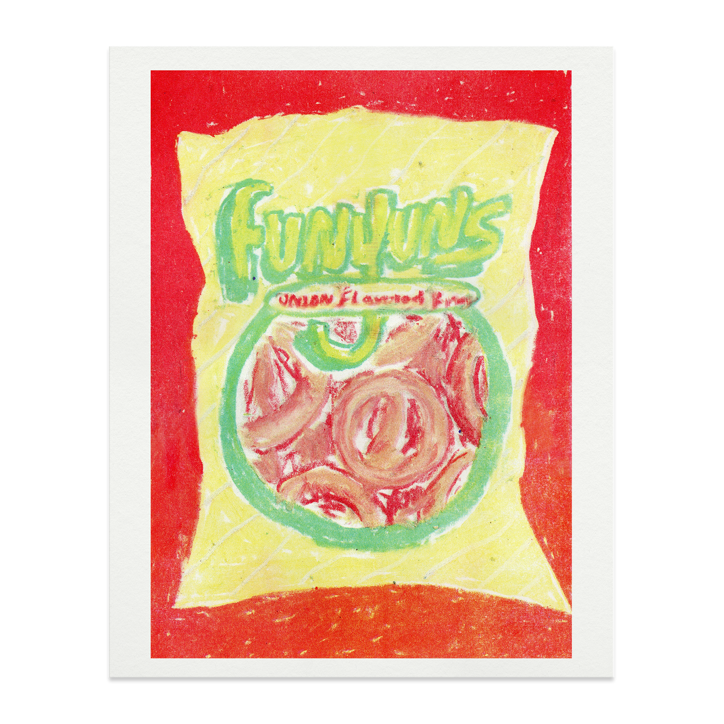Funyuns Riso Print