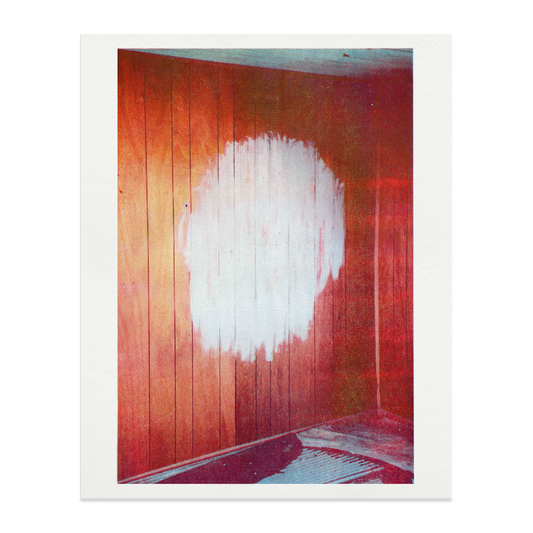 Paint On The Wall Riso Print