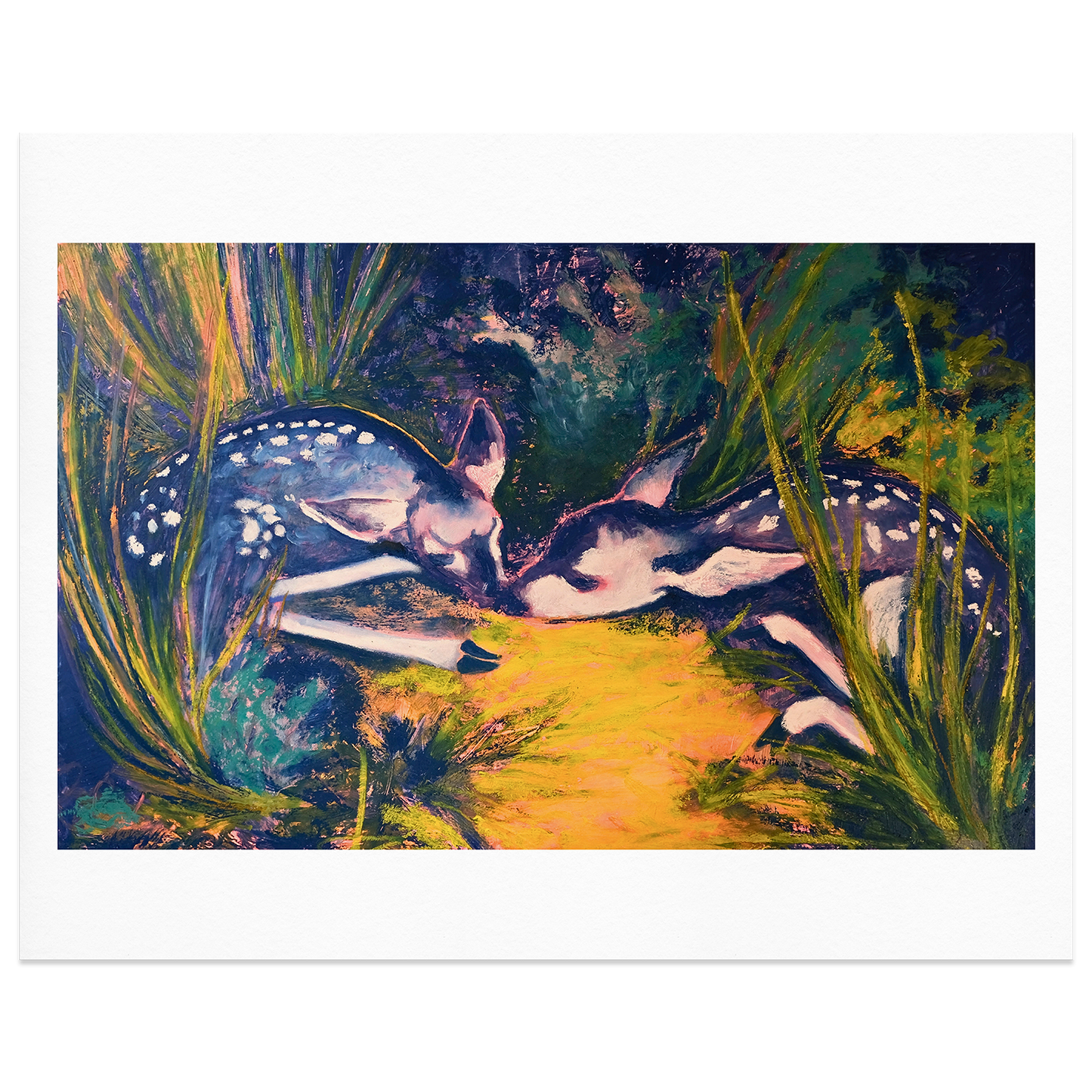Two Fawns Giclée Print